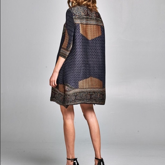 Stunning Egyptian Inspired Print mini dress - Picture 5 of 6